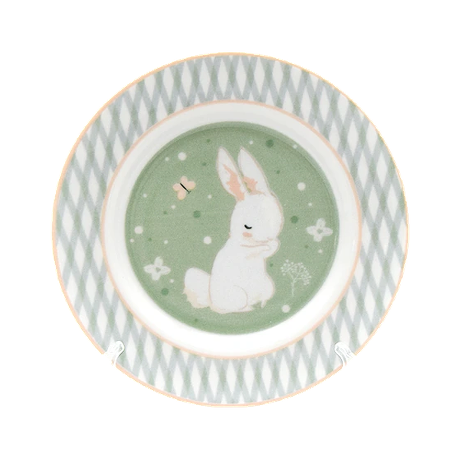 Тарелка мелкая 200 мм Bunny Идиллия