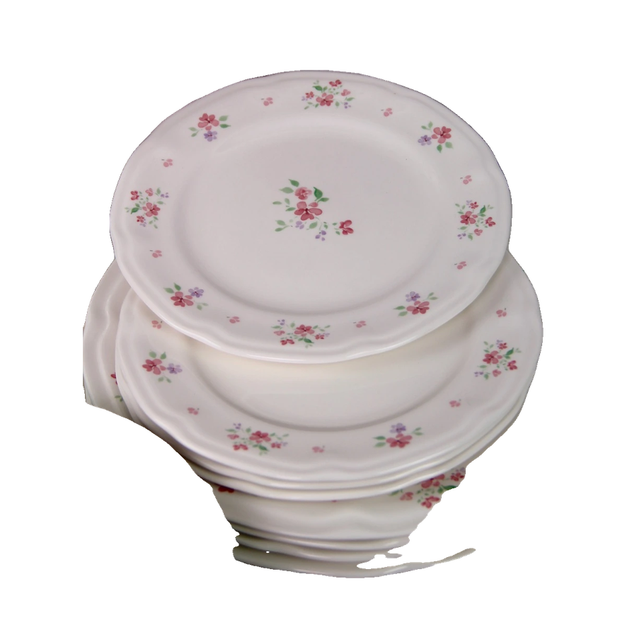 Набор посуды 12 предметов Английский сад Вырезной край