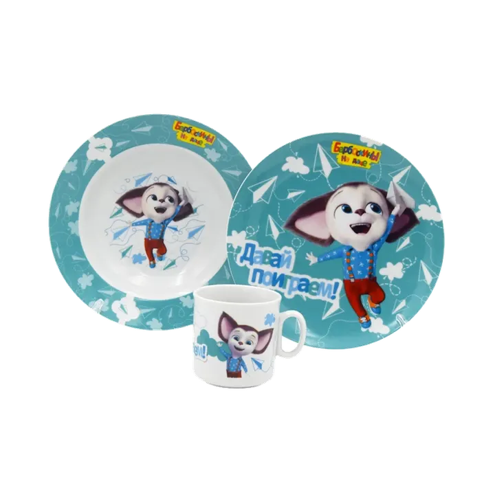 Набор посуды 3пр. Барбоскины Малыш "happy time"
